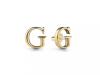 Guess Štýlové pozlátené náušnice Studs Party JUBE02169JWYGT