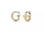Guess Štýlové pozlátené náušnice Studs Party JUBE02169JWYGT