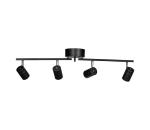 ByRydens ByRydens 4200720-4002 - Bodové svietidlo CORRECT 4xGU10/7W/230V čierna