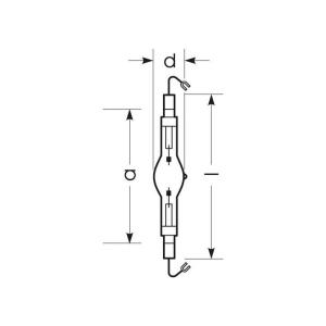 RADIUM Halogénová výbojka K12s 2060W HRI-TS D/S/HF