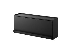 Polouzatvorený úložný box Yamazaki Tower 1453, čierna