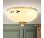 Orion Orion DL 7-672 - Stropné svietidlo LANDHAUS 1xE27/60W/230V pr. 21 cm mosadz/béžová