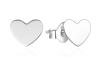 Agato Strieborné náušnice Srdiečka AGT-E176P