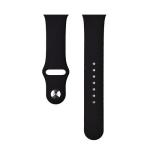 Náramok Devia pre Apple Watch 38/40/41/42mm, silikónový - čierny