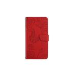 Puzdro Mezzo Book ZTE Blade A35/A55, vzor motýľ - červené