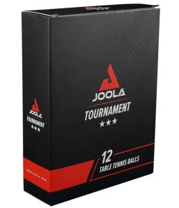 Loptičky Joola Tournament *** 40+ White 12 Pack