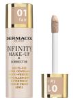 Dermacol Vysoko krycí make-up a korektor Infinity (Multi-Use Super Coverage Waterproof Touch) 20 g 1.5 Ivory