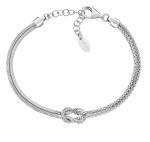 Amen Elegantný strieborný náramok Love Knot BRNOAMBB1 19 cm