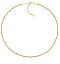 Amen Pozlátený korálkový náhrdelník pre ženy Essential CLDI25G