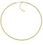 Amen Pozlátený korálkový náhrdelník pre ženy Essential CLDI25G