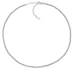 Amen Strieborný korálkový náhrdelník pre ženy Essential CLDI25B