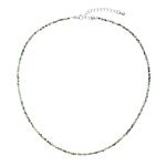 Evolution Group Korálkový náhrdelník s pravým achátom 42012.3 Achát