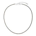 Evolution Group Korálkový náhrdelník so šedým spinelom 42012.3 Grey spinel