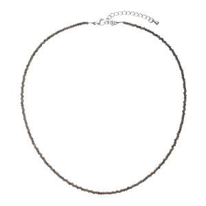 Evolution Group Korálkový náhrdelník so šedým spinelom 42012.3 Grey spinel