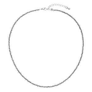 Evolution Group Oceľový náhrdelník s terahertz korálkami 42012.3 Terahertz