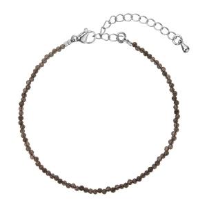 Evolution Group Korálkový náramok so šedým spinelom 43055.3 Grey spinel