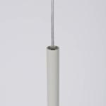 Závesné svietidlo Sopel 1, taupe, 1-pl., oceľ, G9, Ø 5 cm