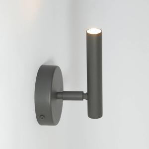 Nástenné svetlo Sopel, olivovo zelená, 1-pl., oceľ, výška 15 cm