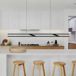 OLIGO LED závesné svietidlo Linto HA čierne/čierne kov 927 stmievateľné