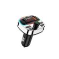 Dudao R2PRO Plus Bluetooth Transmitter autonabíjačka, čierna/strieborná