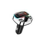 Dudao R2PRO Plus Bluetooth Transmitter autonabíjačka, čierna/strieborná