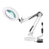 MG Repair Lamp LED stolná lampa s lupou 12W, biela