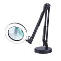 MG Repair Lamp LED stolná lampa s lupou 12W, čierna