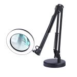 MG Repair Lamp LED stolná lampa s lupou 12W, čierna