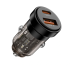 Tech-Protect CC03 autonabíjačka USB / USB-C 30W PD QC, čierna