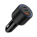 Tech-Protect CC04 autonabíjačka USB / 2x USB-C 175W PD, čierna