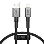 Tech-Protect Ultraboost DNA kábel USB-C / Lightning 12W / 2.4A 25cm, sivý