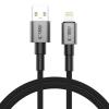 Tech-Protect Ultraboost DNA kábel USB / Lightning 15W / 2.4A 1m, šedý