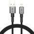 Tech-Protect Ultraboost DNA kábel USB / Lightning 15W / 2.4A 1m, šedý