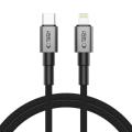 Tech-Protect Ultraboost DNA kábel USB-C / Lightning PD 27W / 3A 1m, šedý