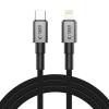 Tech-Protect Ultraboost DNA kábel USB-C / Lightning PD 27W / 3A 2m, šedý