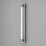 OLEV LED nástenné svetlo CHARMER, titán, kov/sklo, 2 700 K IP44