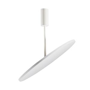 OLEV stropné LED svetlo FLUENTIS, biele, Ø 54 cm, kov 2 700 K