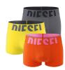 DIESEL - pánske boxerky 3PACK cotton stretch big logo DIESEL colorful color combo - limitovaná fashion edícia