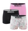 DIESEL - pánske boxerky 3PACK cotton stretch DIESEL modern print - limitovaná fashion edícia