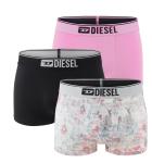 DIESEL - pánske boxerky 3PACK cotton stretch DIESEL modern print - limitovaná fashion edícia