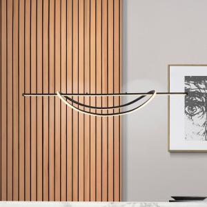 LED závesné svietidlo Ambar, kov, čierne, 4 000 K