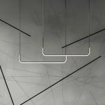 LED závesné svietidlo Horizon, kov, čierne, 4 000 K