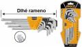 INGCO Kľuč torx sada 9ks CrV T10-T50 INGCO