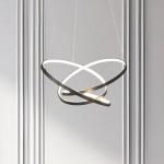 LED závesné svietidlo Empoli, kov, čierne, 4 000 K