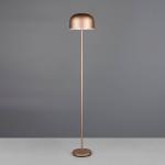 LED akumulátorová stojaca lampa Jeff, coffee, stmievateľná, výška 147 cm