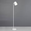 LED akumulátorová stojaca lampa Blake, biela matná, kov, stmievateľná