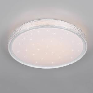 Stropné LED svetlo Varda, biele, Ø 39 cm, diaľkové ovládanie