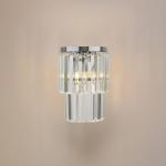 Nástenné svietidlo Eira, chróm/čierna farba, kov, výška 25 cm, E14