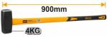 INGCO Kladivo 4000g INGCO pucka sklolaminát
