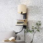 IT`S ABOUT ROMI Florence Lampa na čítanie 2-pl. ľan svetlý